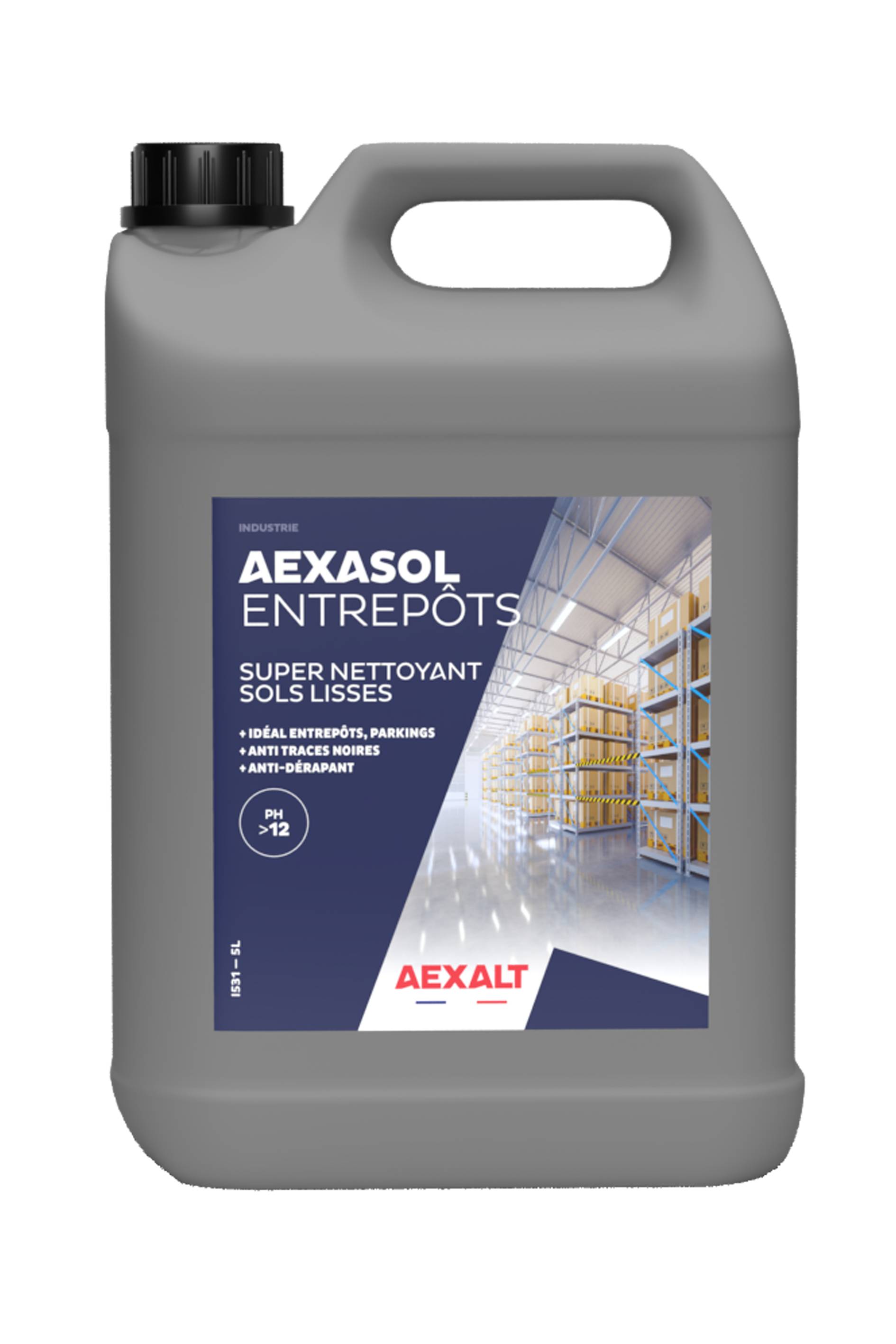 AEXASOL ENTREPÔTS - Super nettoyant sols lisses - 5L-0