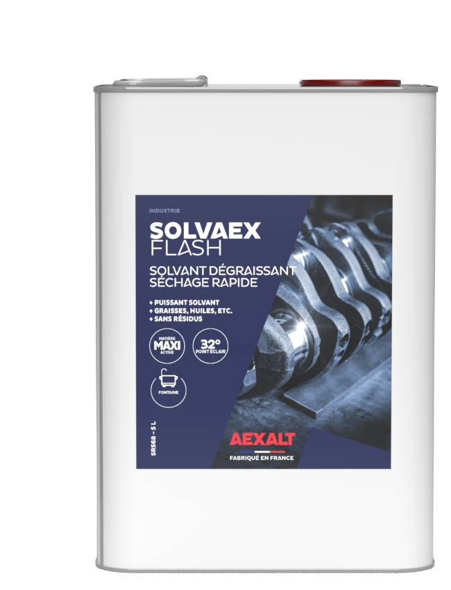 SOLVAEX FLASH - Solvant dégraissant séchage rapide - 5L-0