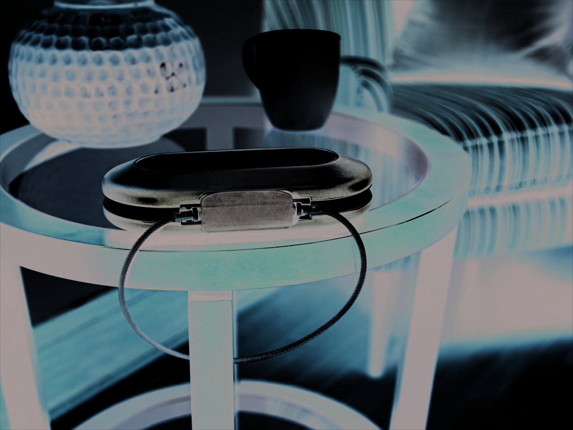MASTER LOCK Mini Coffre-fort Portable [Avec Câble] [Combinaison] [Noir] 5900EURD-2