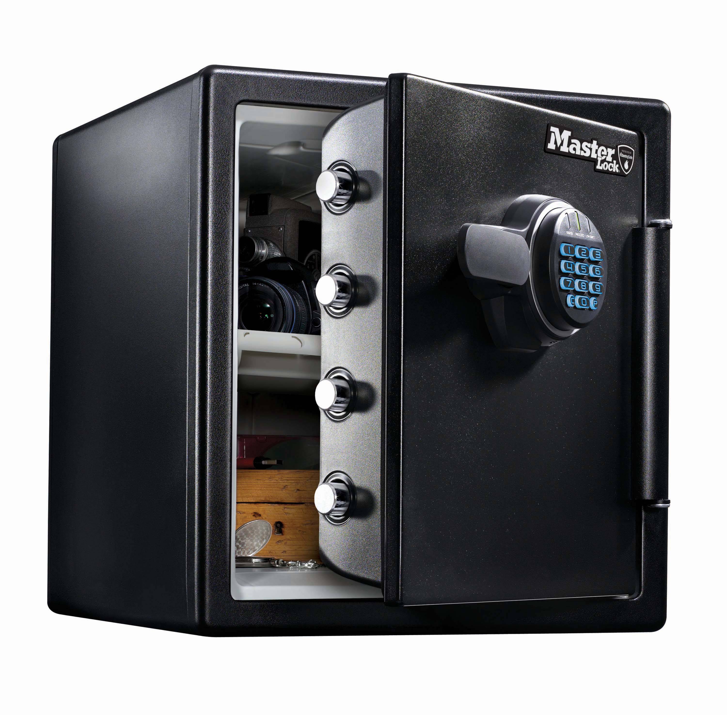 MASTER LOCK Coffre-fort [Ignifuge et Etanche] [XL 33,6 Litres] [Combinaison Electronique] - LFW123FTC-0