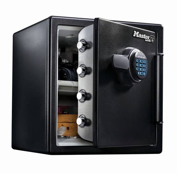 MASTER LOCK Coffre-fort [Ignifuge et Etanche] [XL 33,6 Litres] [Combinaison Electronique] - LFW123FTC