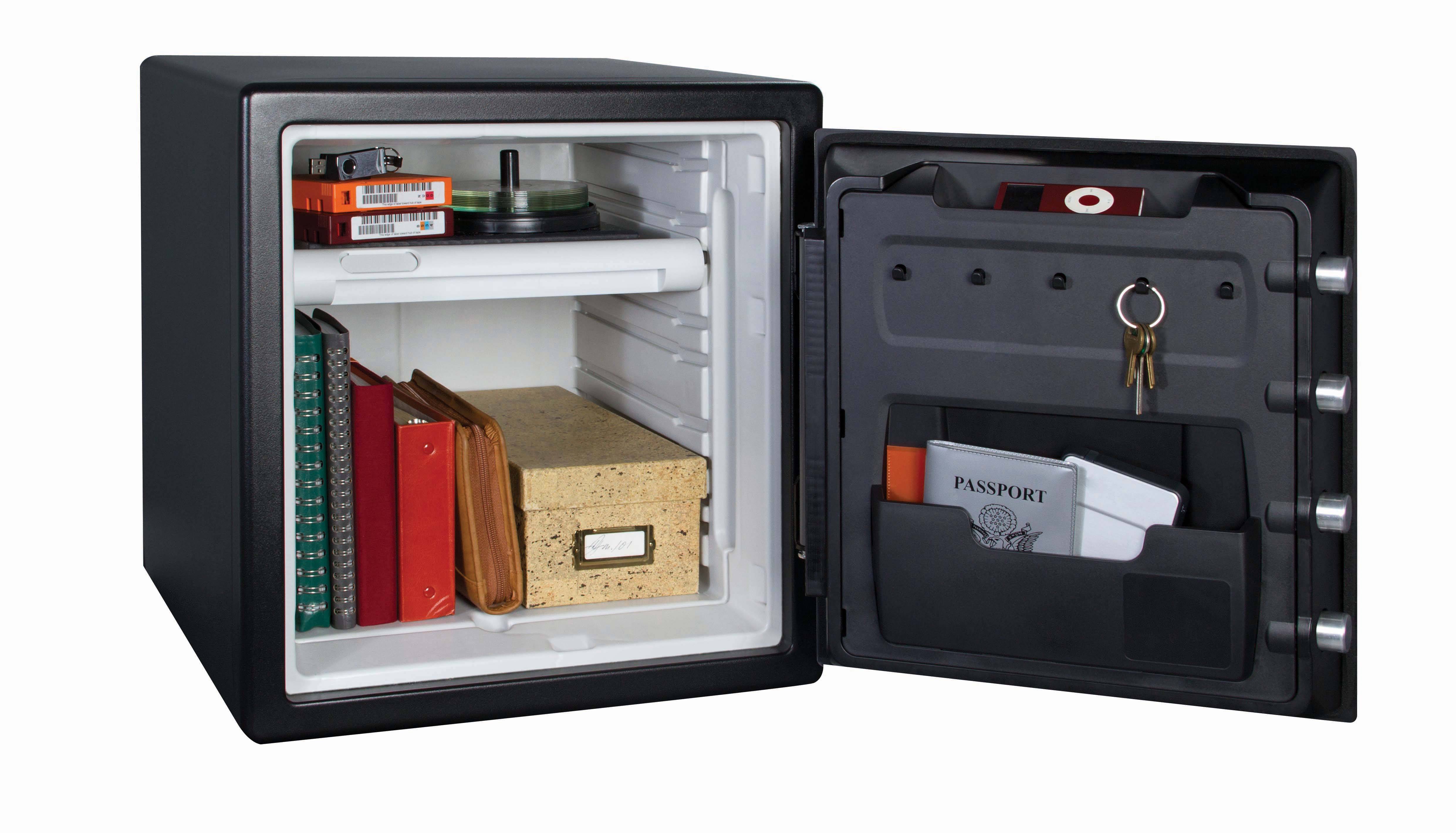 MASTER LOCK Coffre-fort [Ignifuge et Etanche] [XL 33,6 Litres] [Combinaison Electronique] - LFW123FTC-1