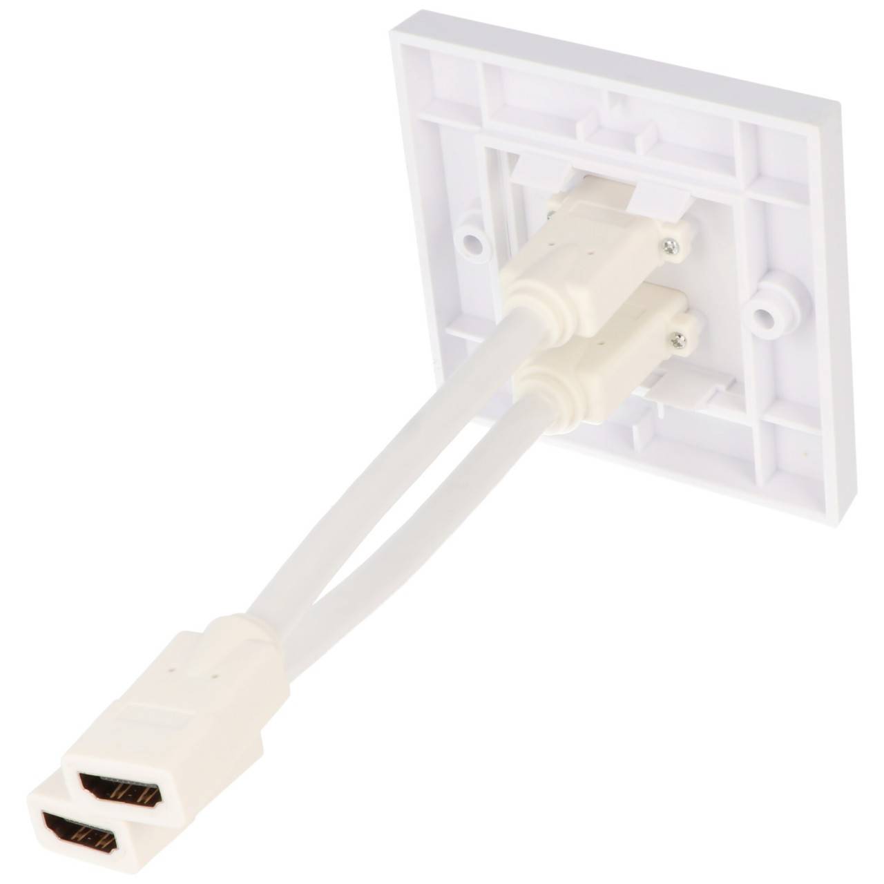 Prise murale HDMI™ 2x prise HDMI™ (Type A) > 2x prise HDMI™ (Type A) 86mm x 86mm-3