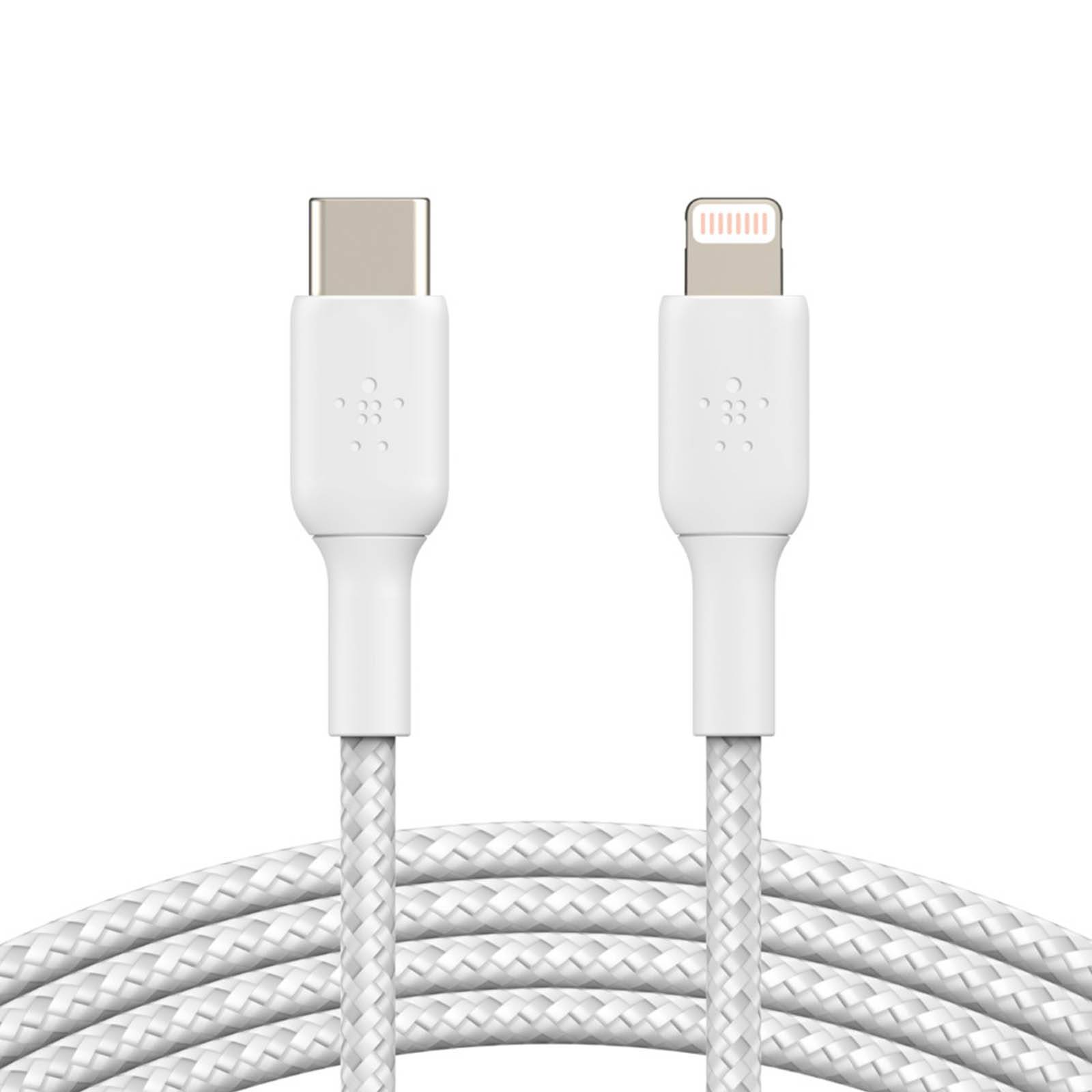 Câble USB-C vers Lightning 18W Power Delivery Nylon Tressé 1m-1