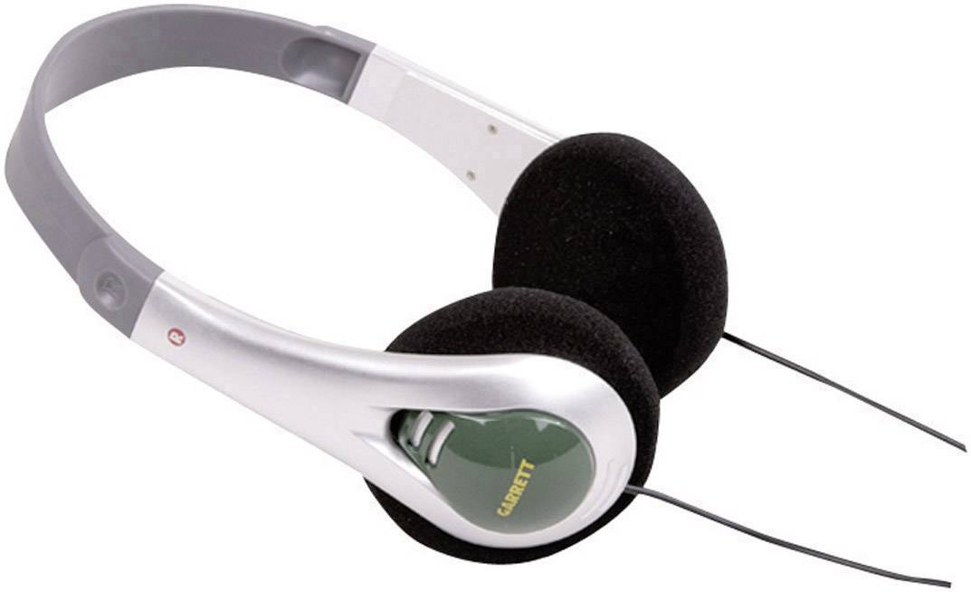 Casque audio noir et argent avec un accent vert sur le pavillon, relié par un fin câble. Adapté pour la reproduction sonore.