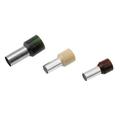 Embout simple d'extrémité de câble Cimco 18 1010 6 mm² x 12 mm partiellement isolé vert 100 pc(s)-0