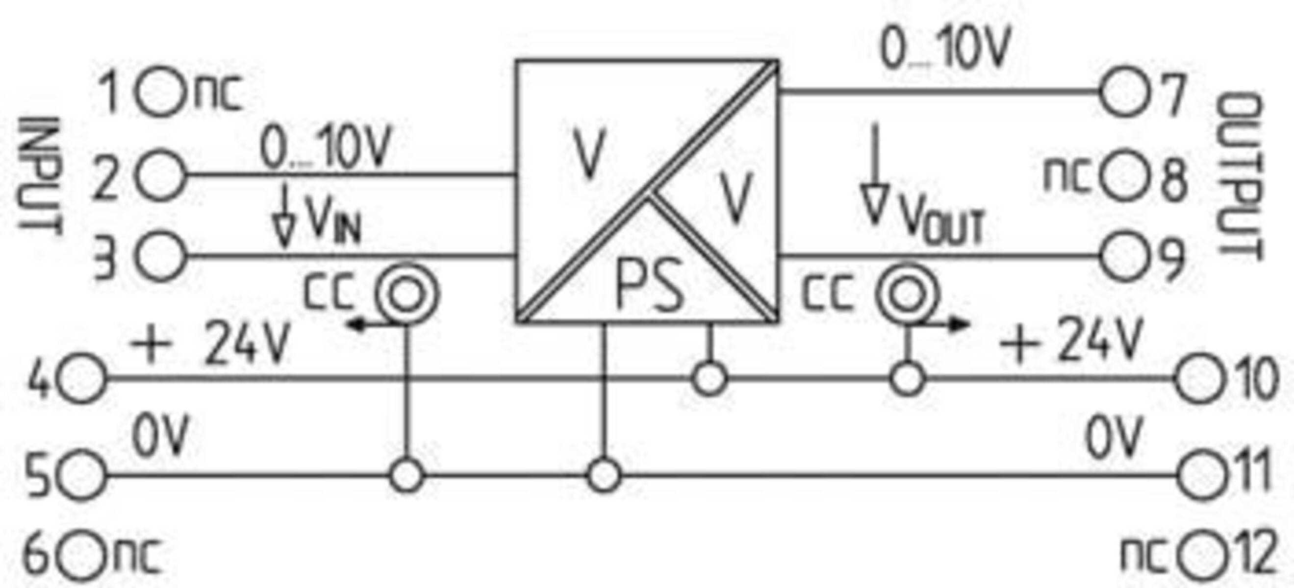 Isolateur/convertisseur de signaux;WAZ5 VVC 0-10V/0-10VNuméro du fabricant 8540340000;WeidmüllerContenu: 1 pc(s)-1