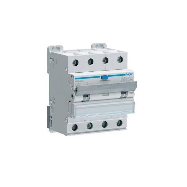 Disjoncteur Différentiel Hager CPA463D - 4 Pôles, 63A, 300mA, Type S Sélectif - 13