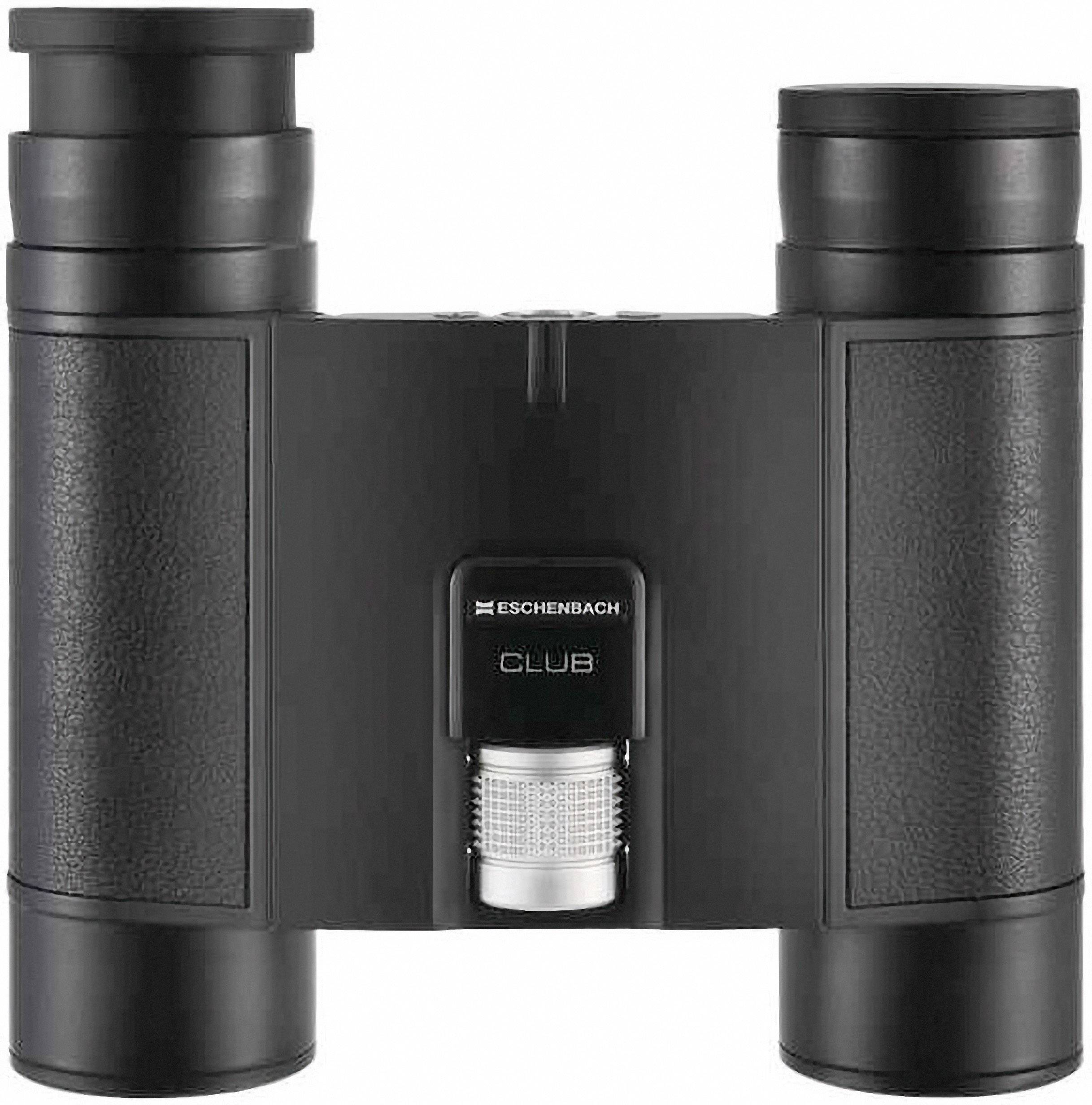 Jumelles noires, compactes et maniables, portant le nom de marque 'Eschenbach' sur le devant.
