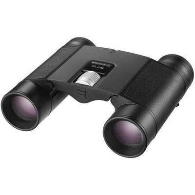 Jumelles avec boîtier noir et molette de mise au point centrale, adaptées aux activités de plein air et à l'observation ornithologique.