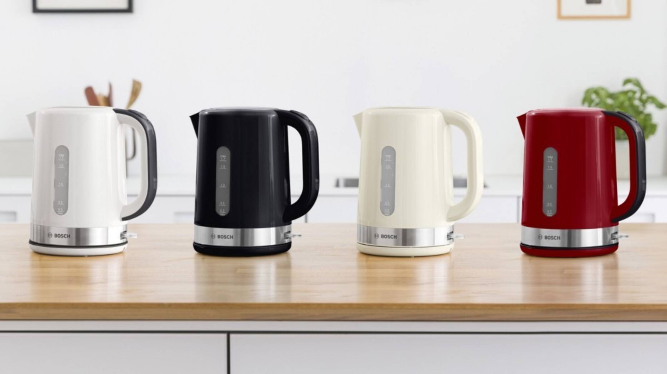 Bosch Haushalt TWK6A514 Bouilloire sans fil, protection contre la surchauffe rouge-4