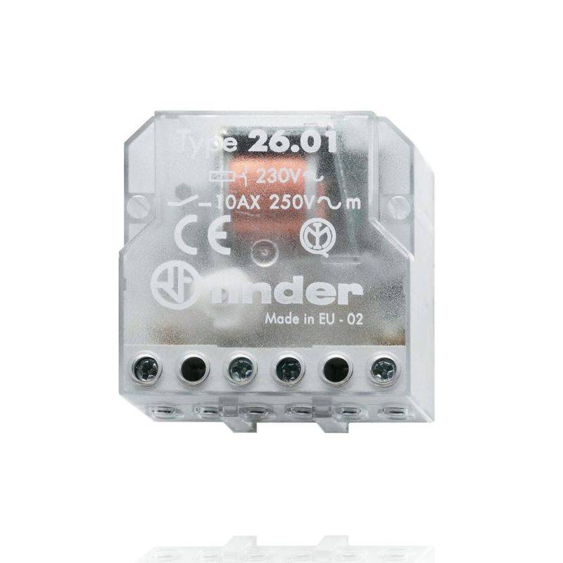 Finder Télérupteur Modulaire 230 V AC 2 Contacts NO 16 A - Pour Rail DIN 35 Mm, Installation électrique Domestique Ou Industrielle - 12