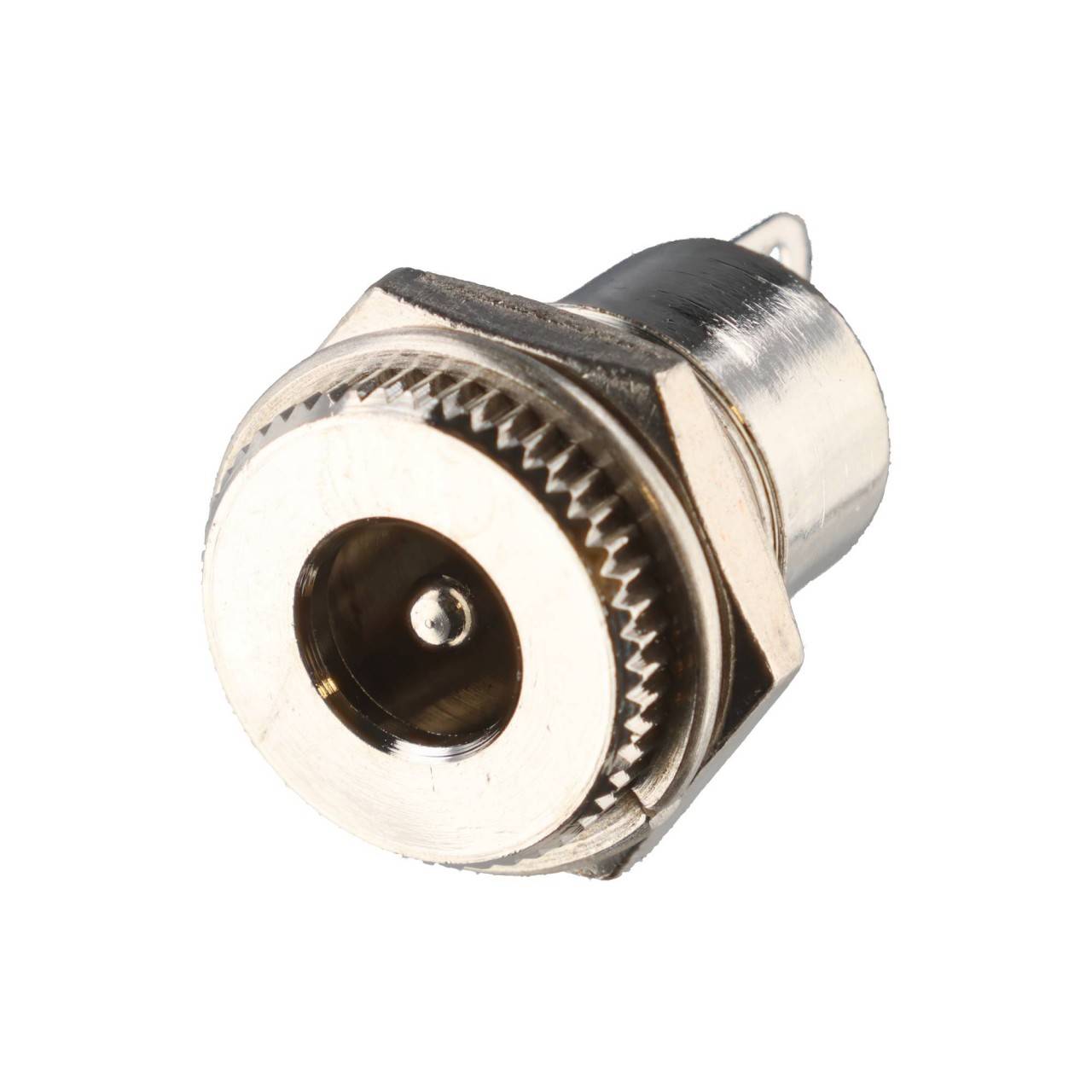 Prise de panneau CC Goobay - broche 2,1 mm, version métallique avec cosses à souder-3