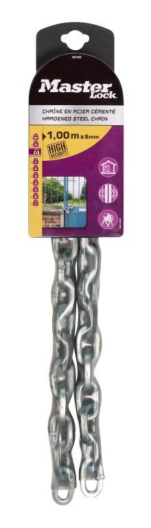 Master Lock 8016EURD Chaîne en acier cémenté, 100 cm x 0,8 cm-1
