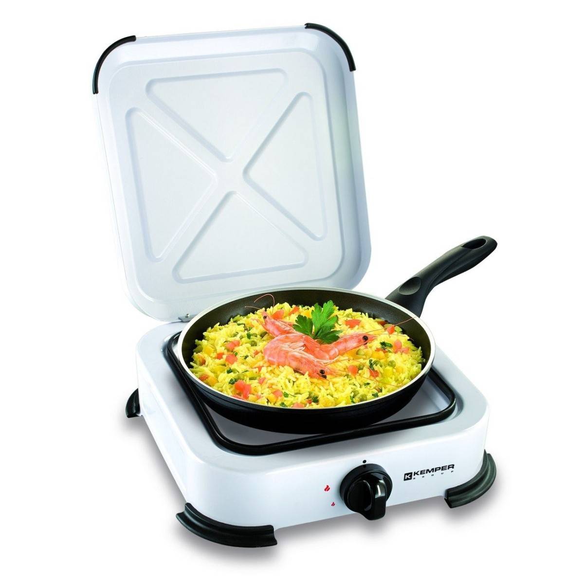 Cuisinière Gaz 1 Brûleur Kemper Compacte, émaillée, Butane/propane - Kemper-0