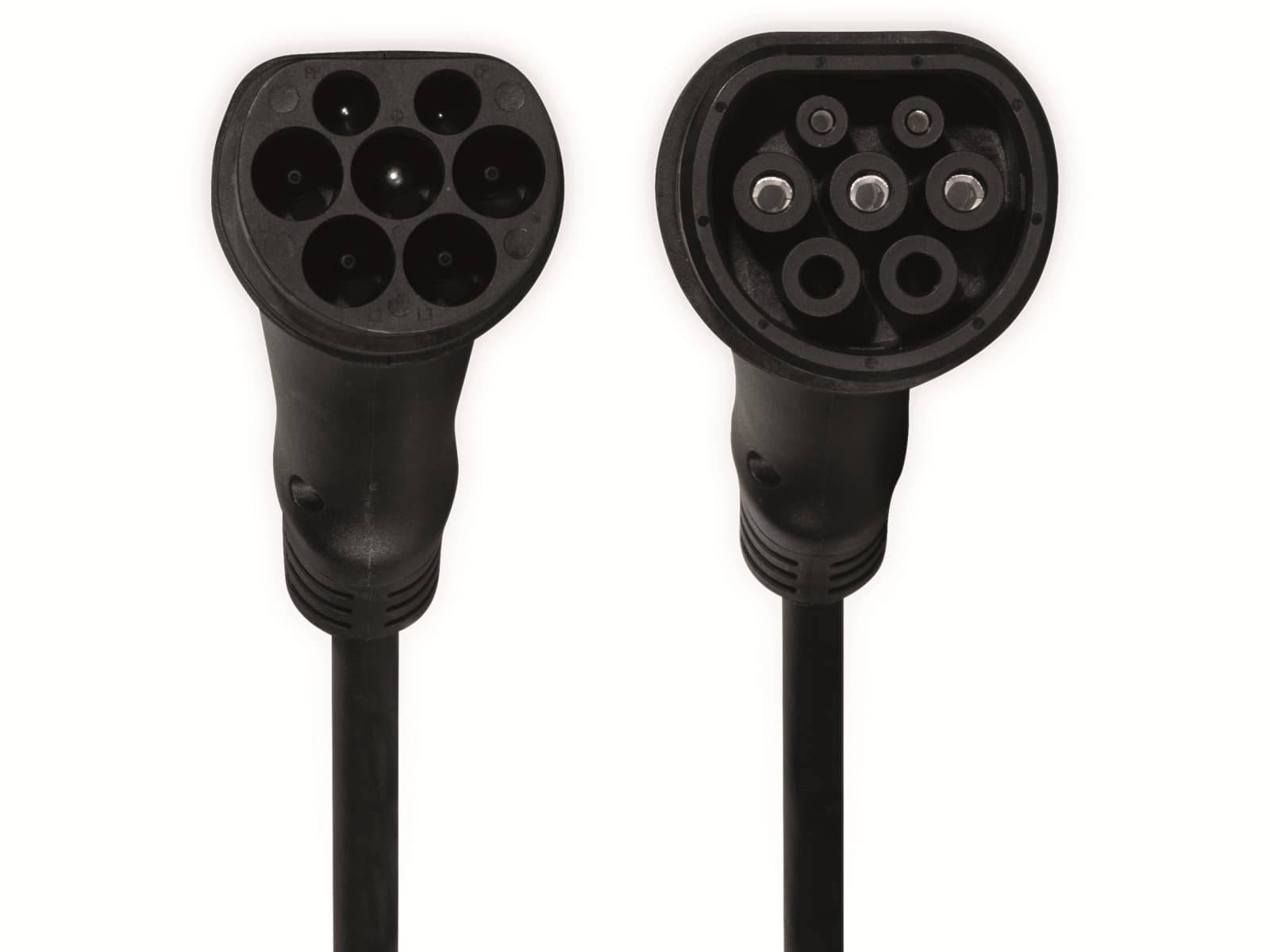 Image du symbole pour HARTING EVC0113 Câble de charge pour véhicule électrique 5 m câble spiralé