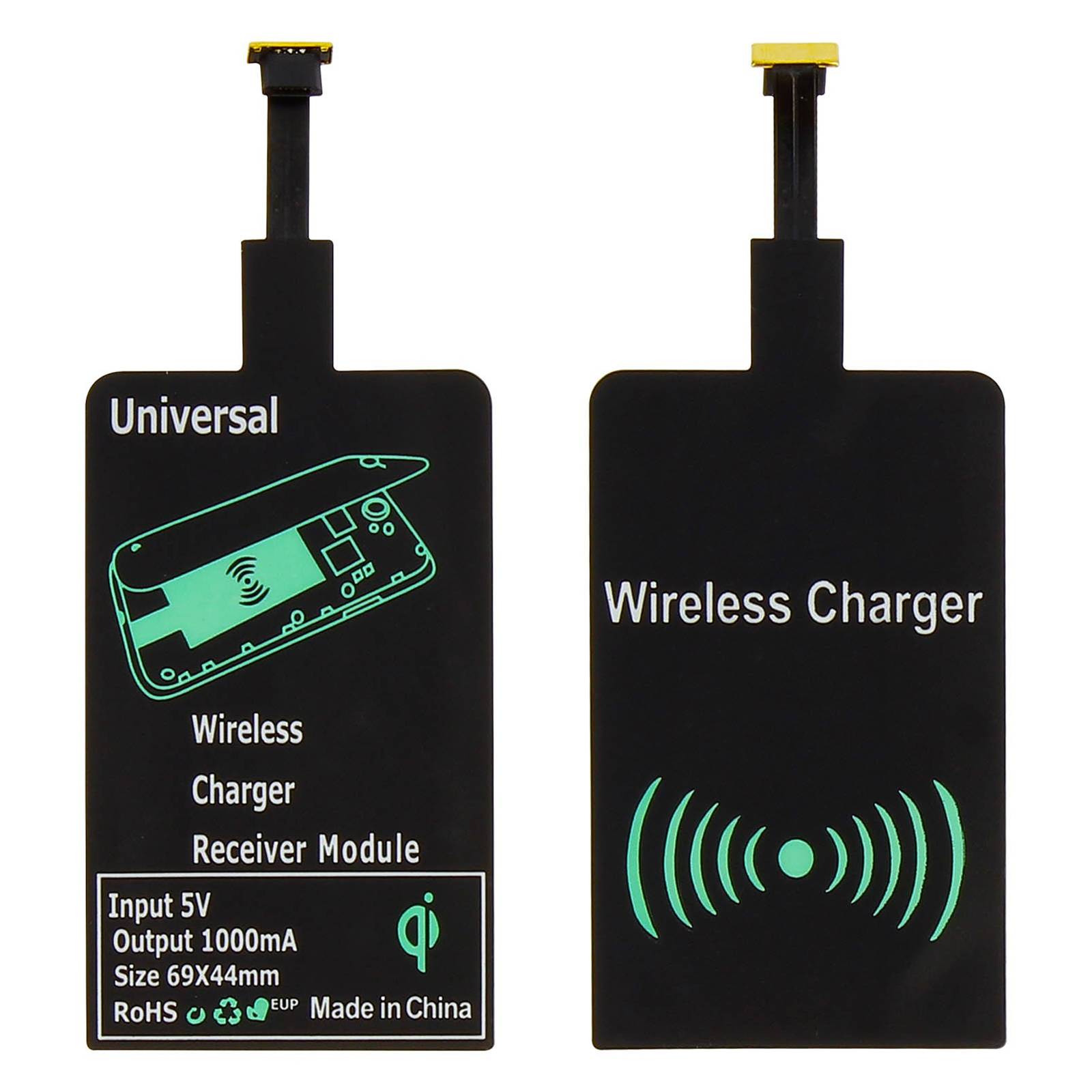 Pack Chargeur Qi et Nappe de Transformation Micro-USB Charge Sans Fil-0
