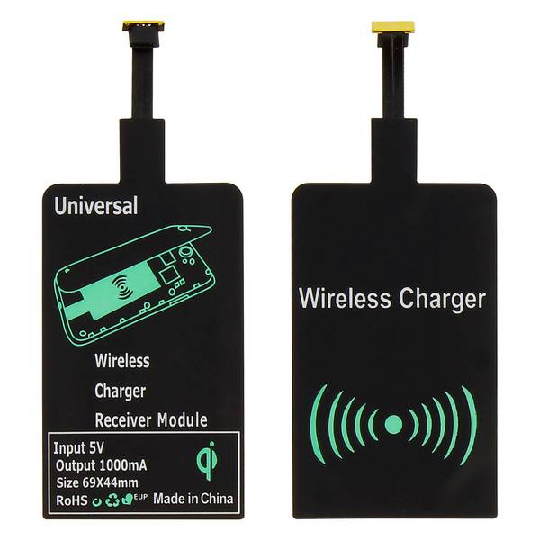 Pack Chargeur Qi et Nappe de Transformation Micro-USB Charge Sans Fil