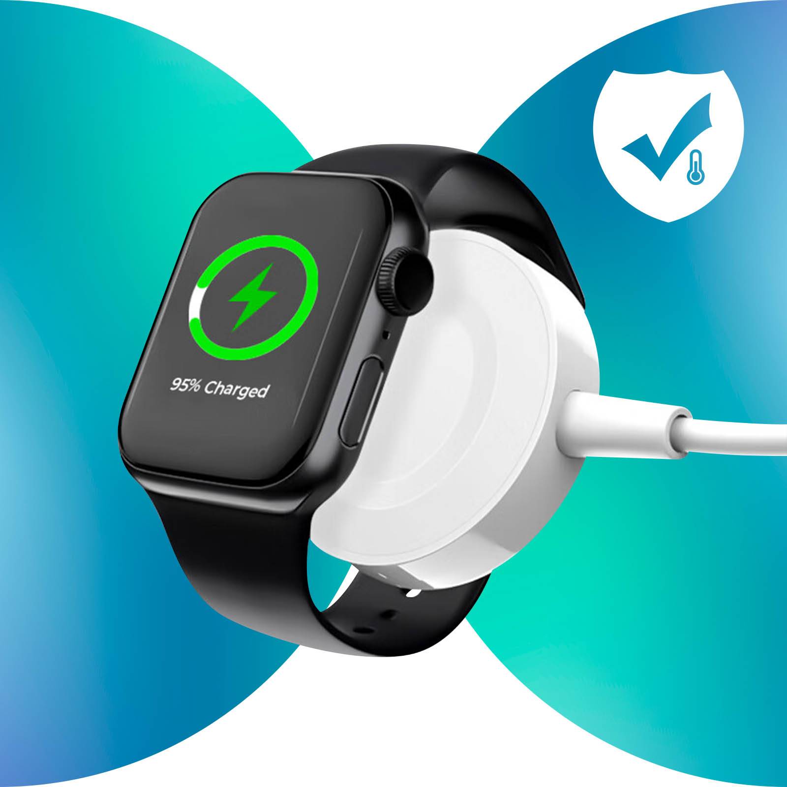 Câble Chargeur pour Apple Watch Charge Efficace et Sécurisée Longueur 1m-2
