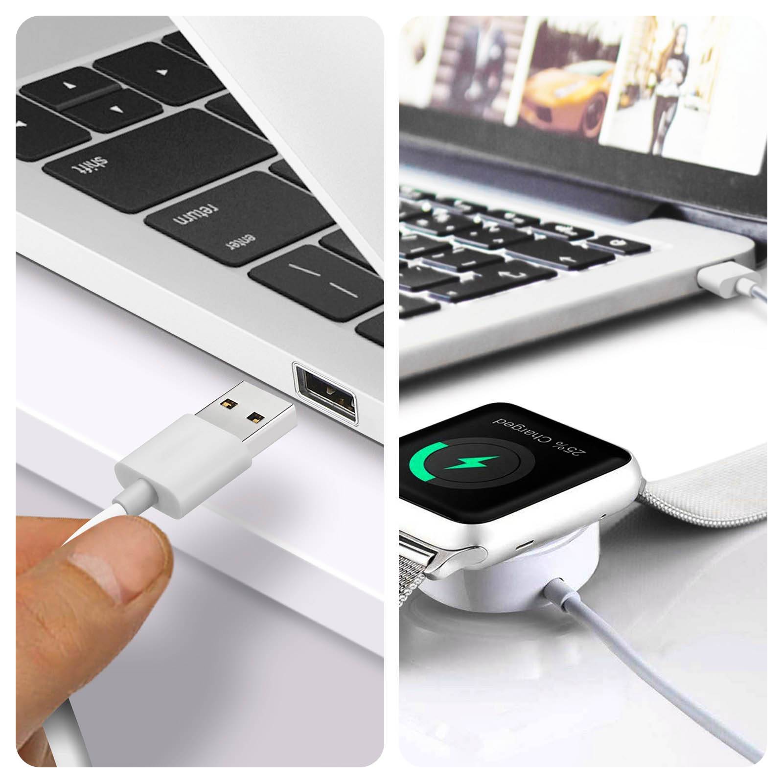 Câble Chargeur pour Apple Watch Charge Efficace et Sécurisée Longueur 1m-4