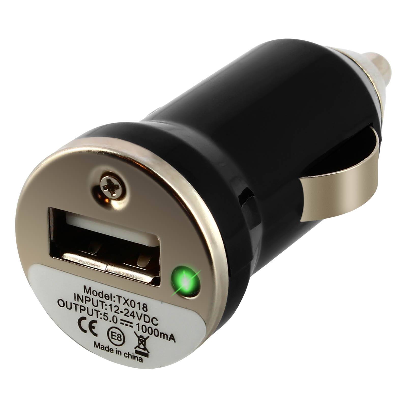 Chargeur voiture pour Smartphone Allume-cigare Port USB Indicateur LED-1