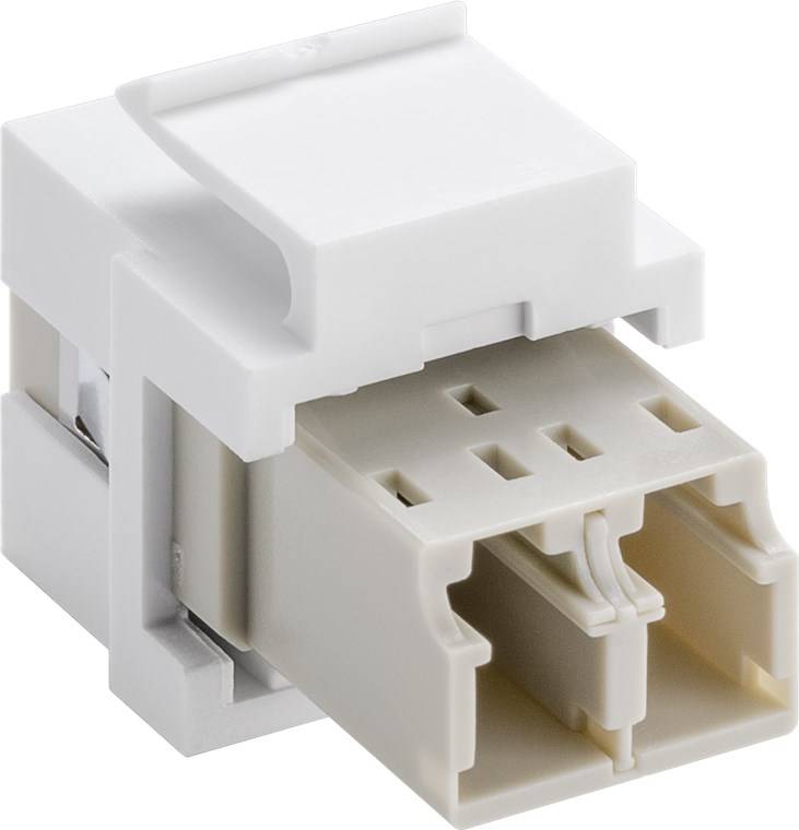 Fibre optique du module Goobay Keystone - 17,2 mm de large, 2x prise duplex LC-1