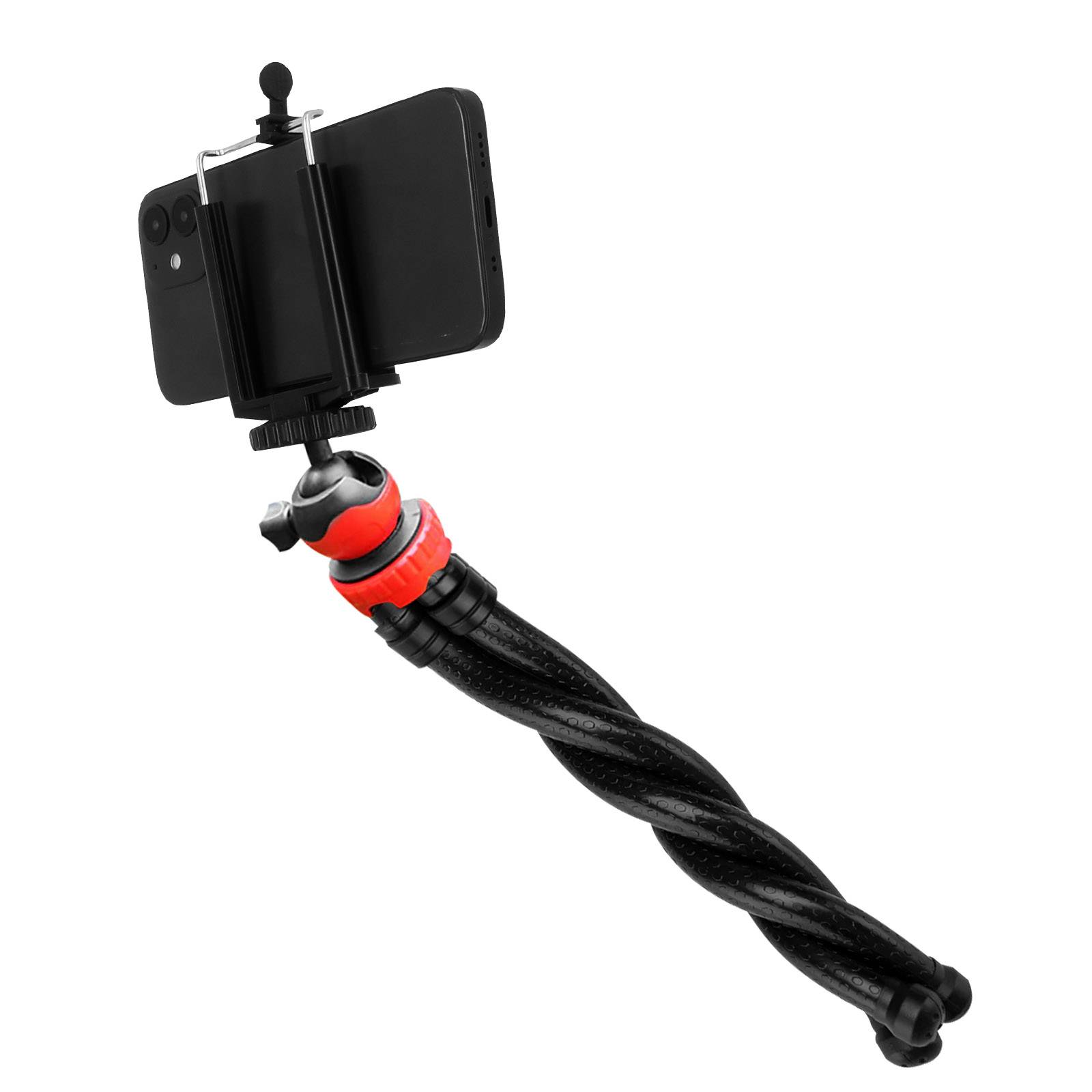 Support Octopus Téléphone / GoPro Flexible Rotatif 360° Mode perche et trépied-1