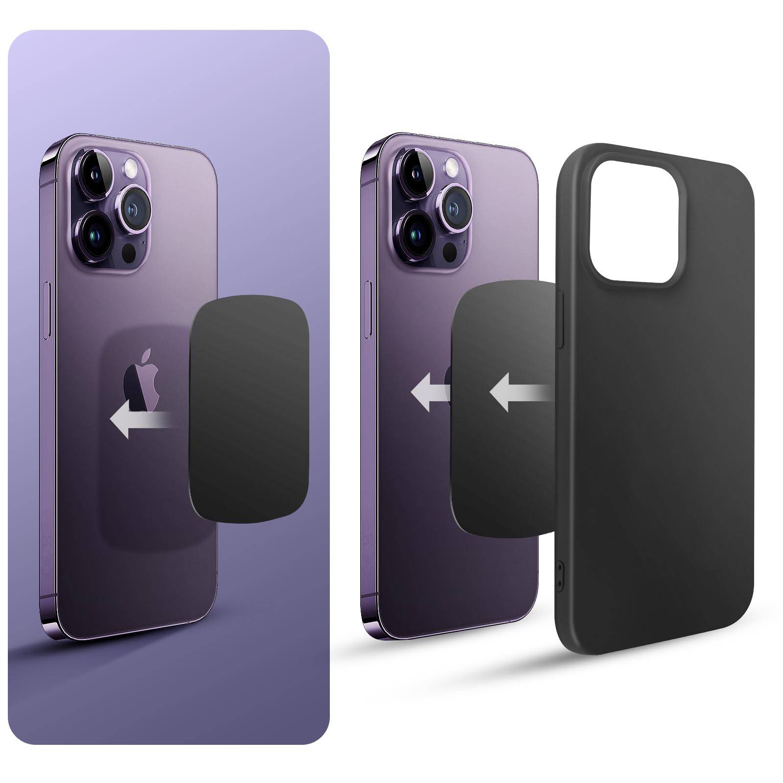 Support Voiture pour Smartphone Magnétique Fixation Adhésive Tableau de Bord-3
