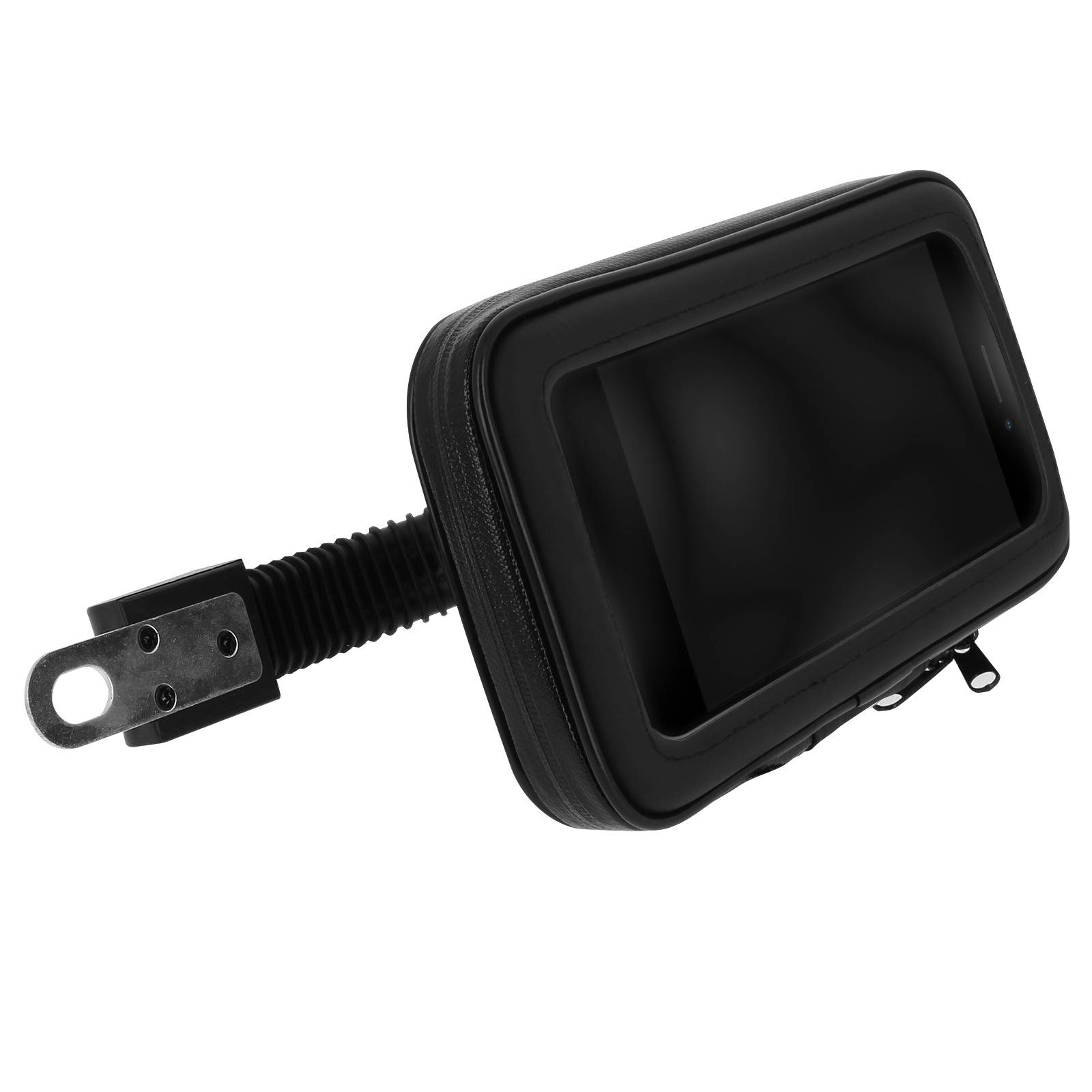 Support Moto / Scooter Smartphone Fixation Rétroviseur Housse Imperméable-0