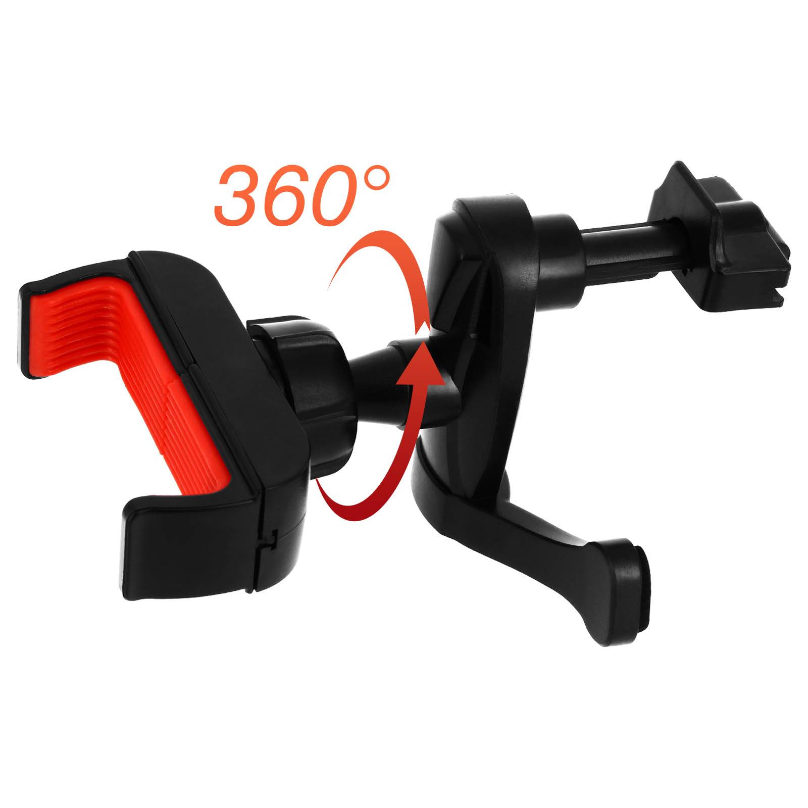 Support voiture rotatif 360° pour Smarttphone - grille d'aération-4