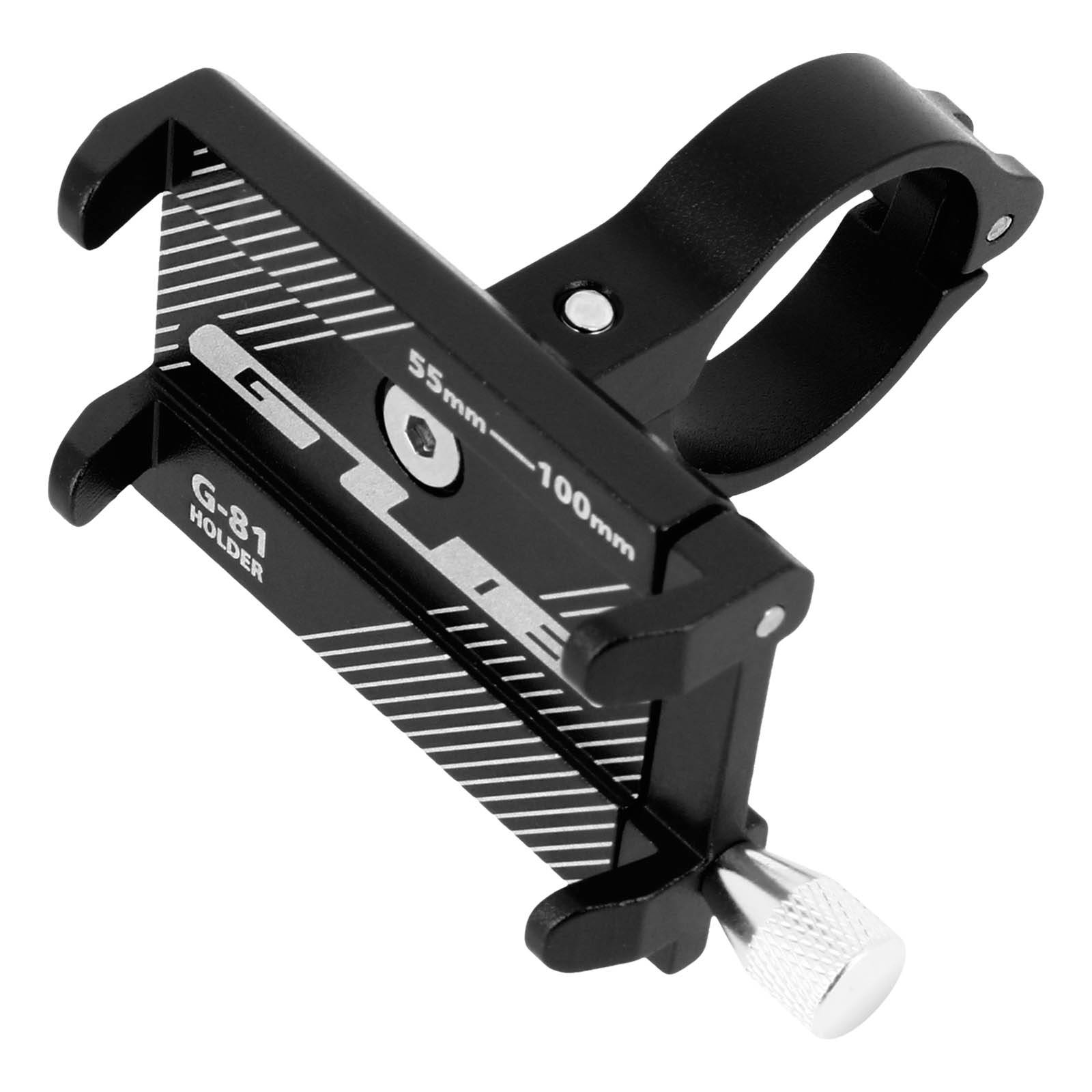 Support Vélo Smartphone 55 à 100mm de largeur Fixation Guidon Acier G-81-1