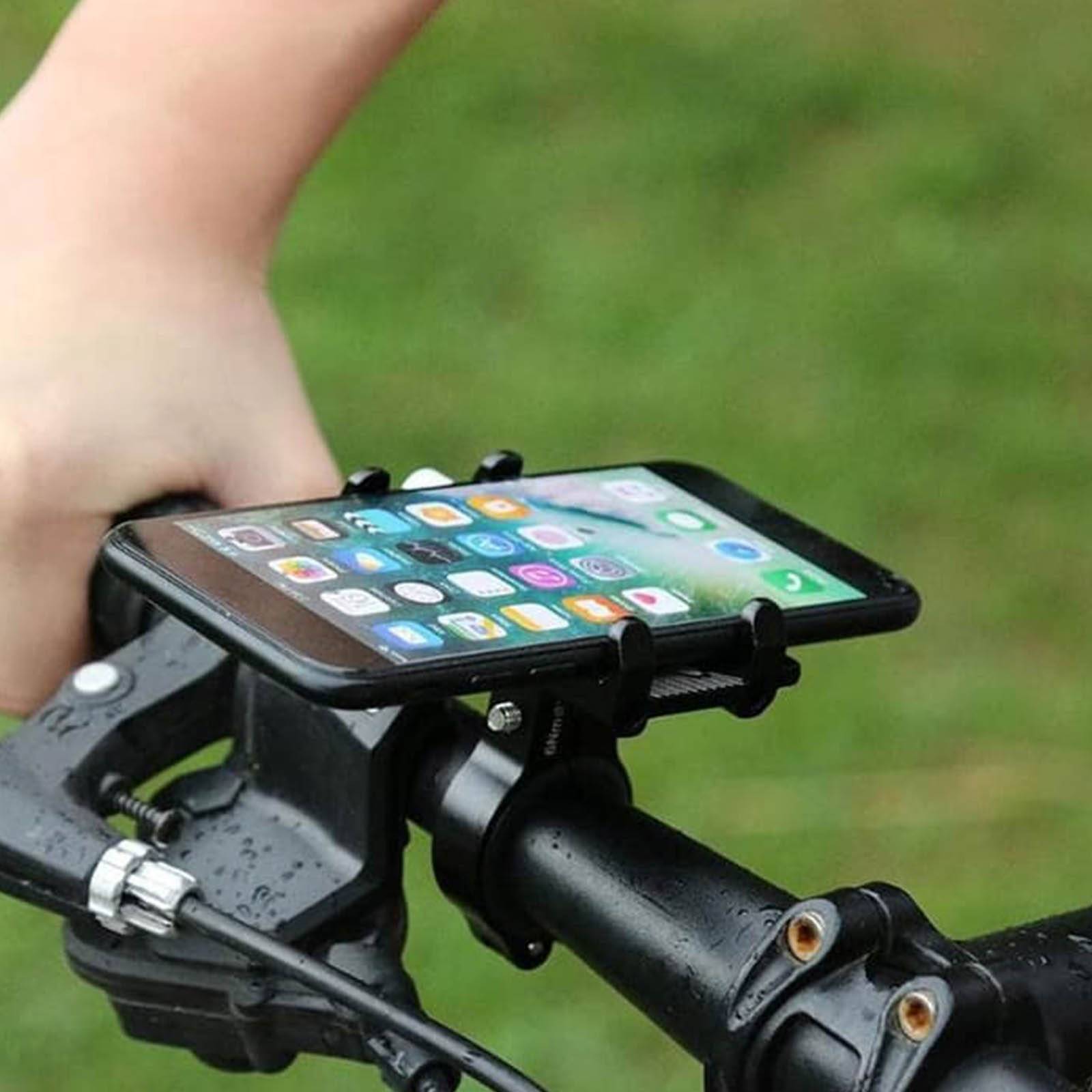 Support Vélo Smartphone 55 à 100mm de largeur Fixation Guidon Acier G-81-4