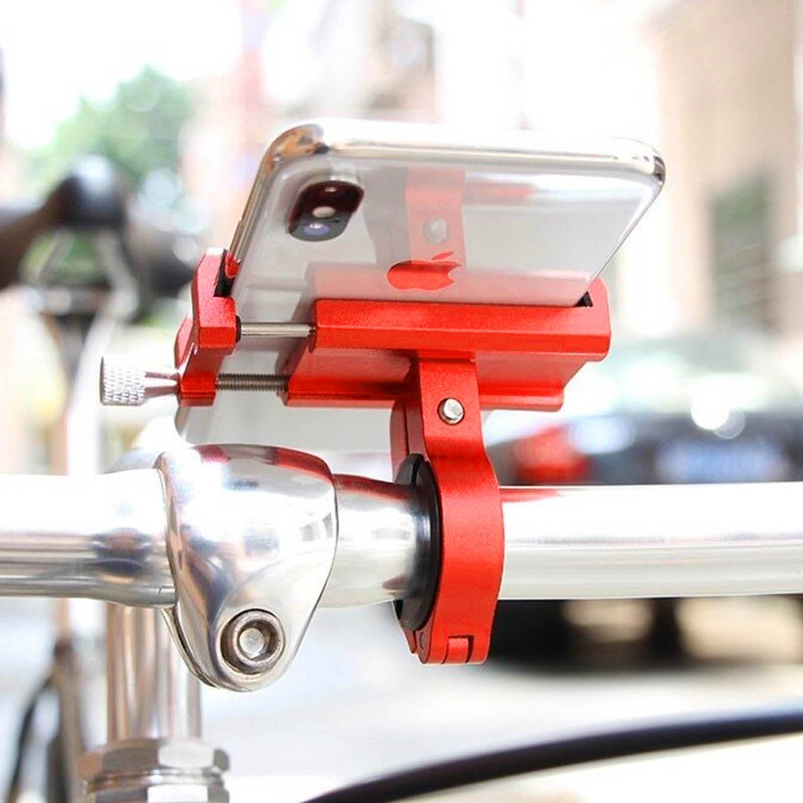 Support Vélo Smartphone 55 à 100mm de largeur Fixation Guidon Acier G-81-2