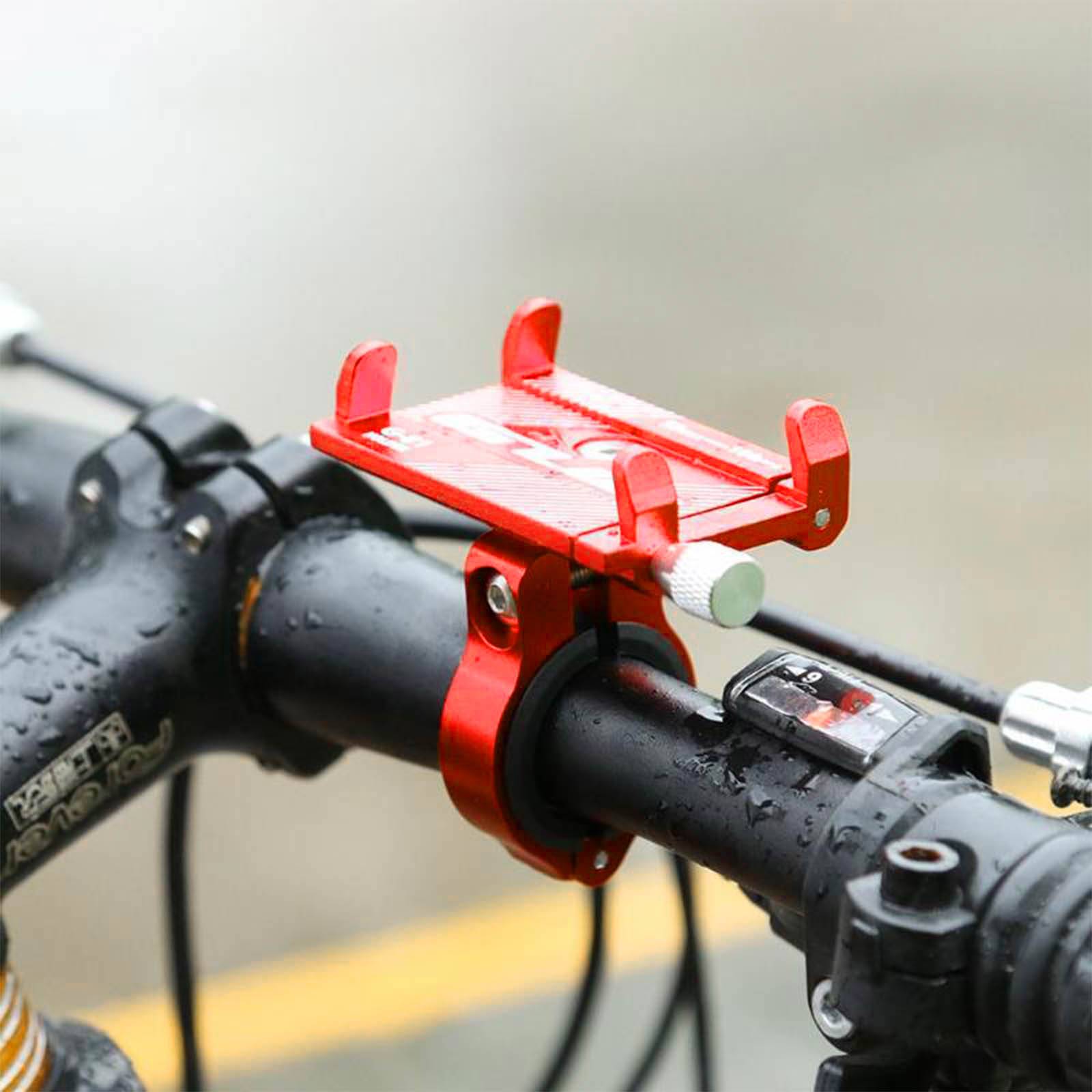 Support Vélo Smartphone 55 à 100mm de largeur Fixation Guidon Acier G-81-3