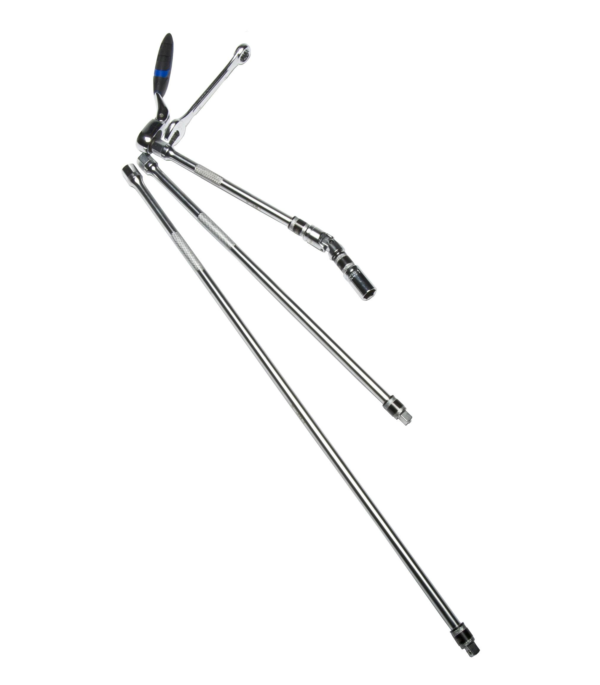 Jeu de 3 rallonges pour cliquet 1/2"-1