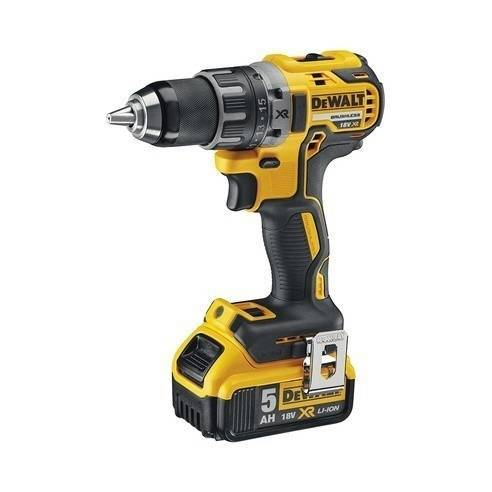 Perceuse visseuse 18V XR + 2 batteries 5Ah + chargeur + coffret TSTAK - DEWALT - DCD791P2-QW-0