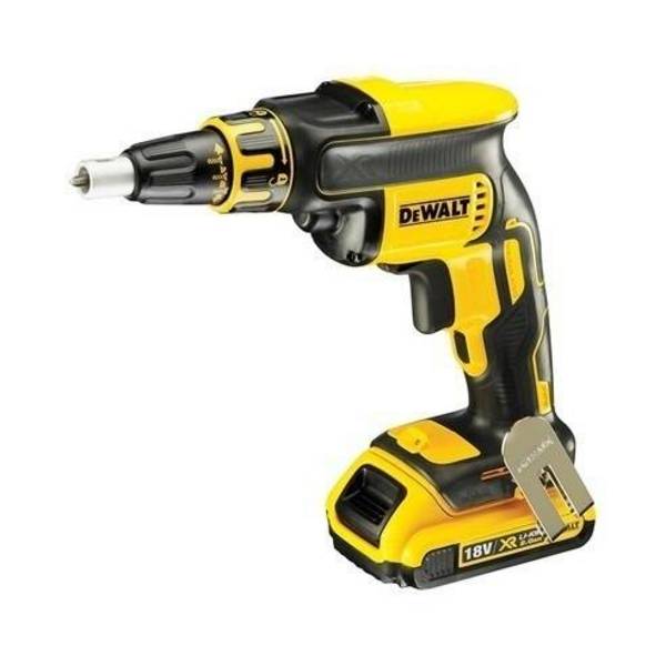Visseuse à plaques de plâtre XR 18V 2Ah Li-Ion Brushless DEWALT - DCF620D2-QW