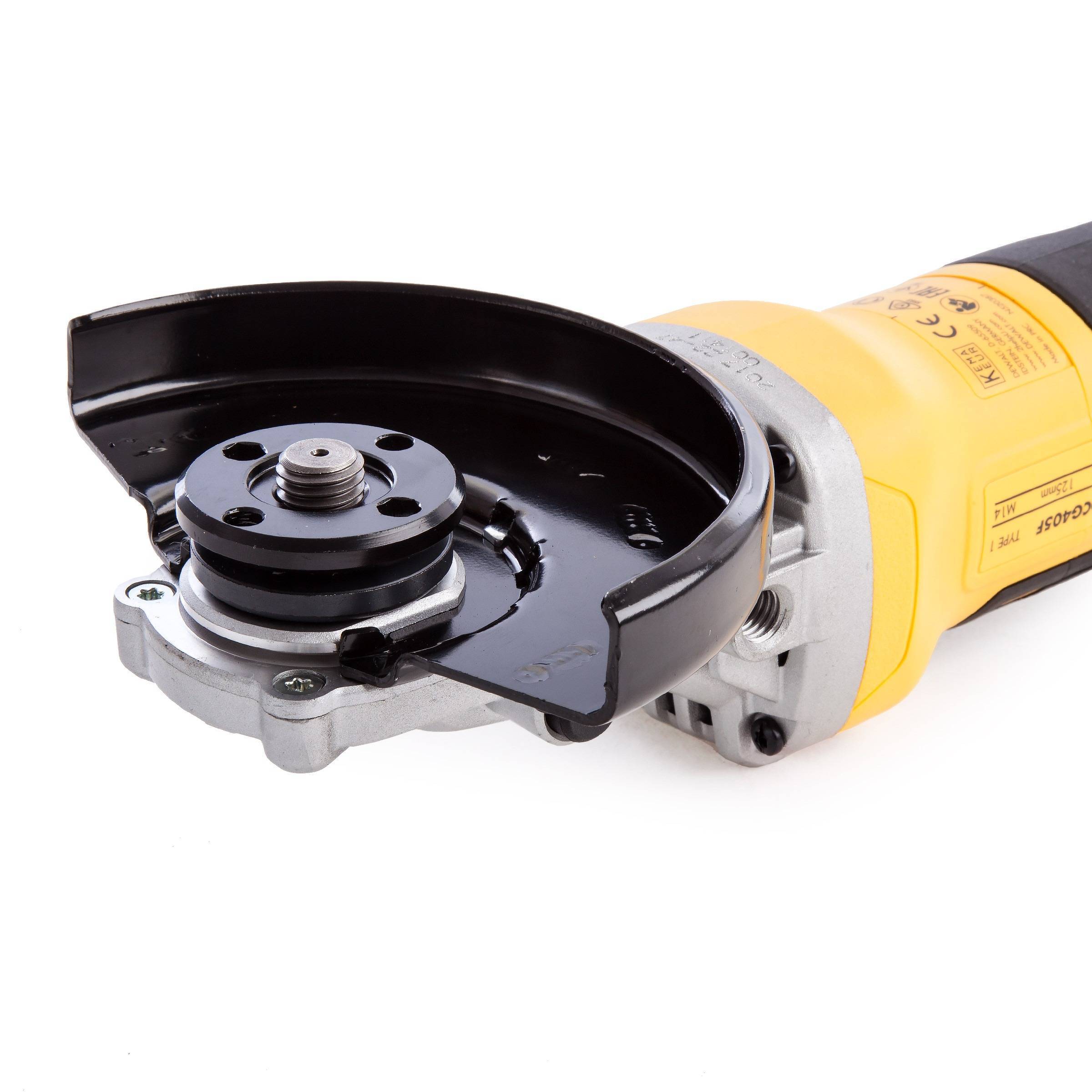 Meuleuse à tête plate XR 18V 125mm Brushless (sans batterie ni chargeur) - DEWALT - DCG405FN-XJ-1