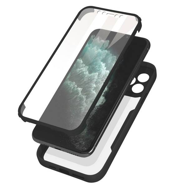 Coque Intégrale pour iPhone 11 Pro Antichoc Dos Rigide Contour en Silicone