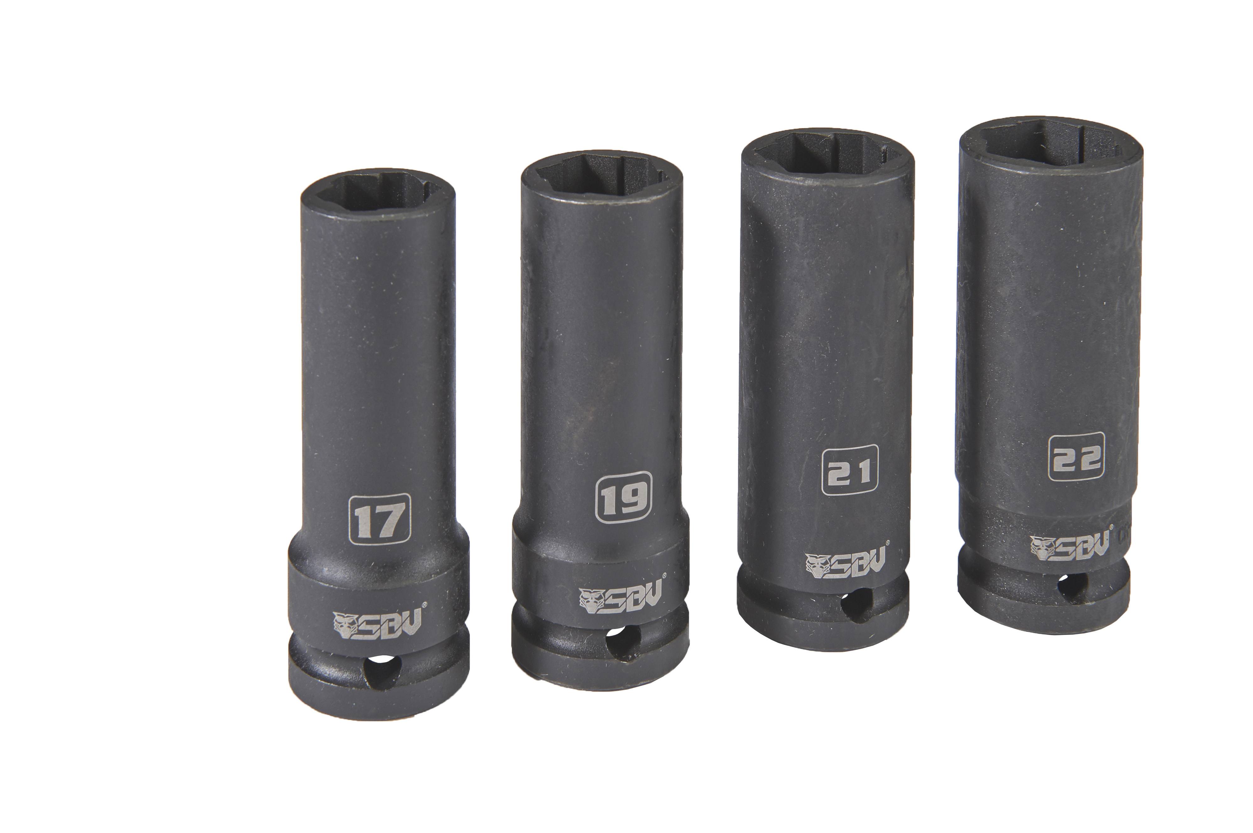 Jeu de 4 douilles d'extraction 1/2"-1