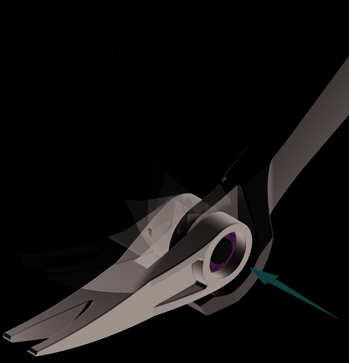 Pied de biche réglable avec extracteur de clou-1
