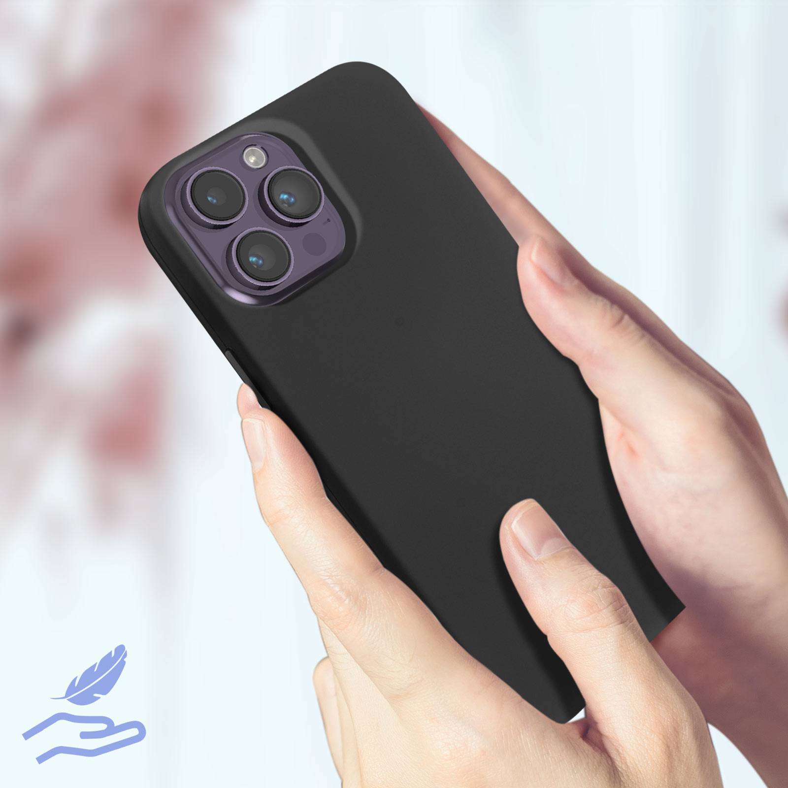 Coque pour iPhone 14 Pro Semi-rigide Soft-touch Fine-1