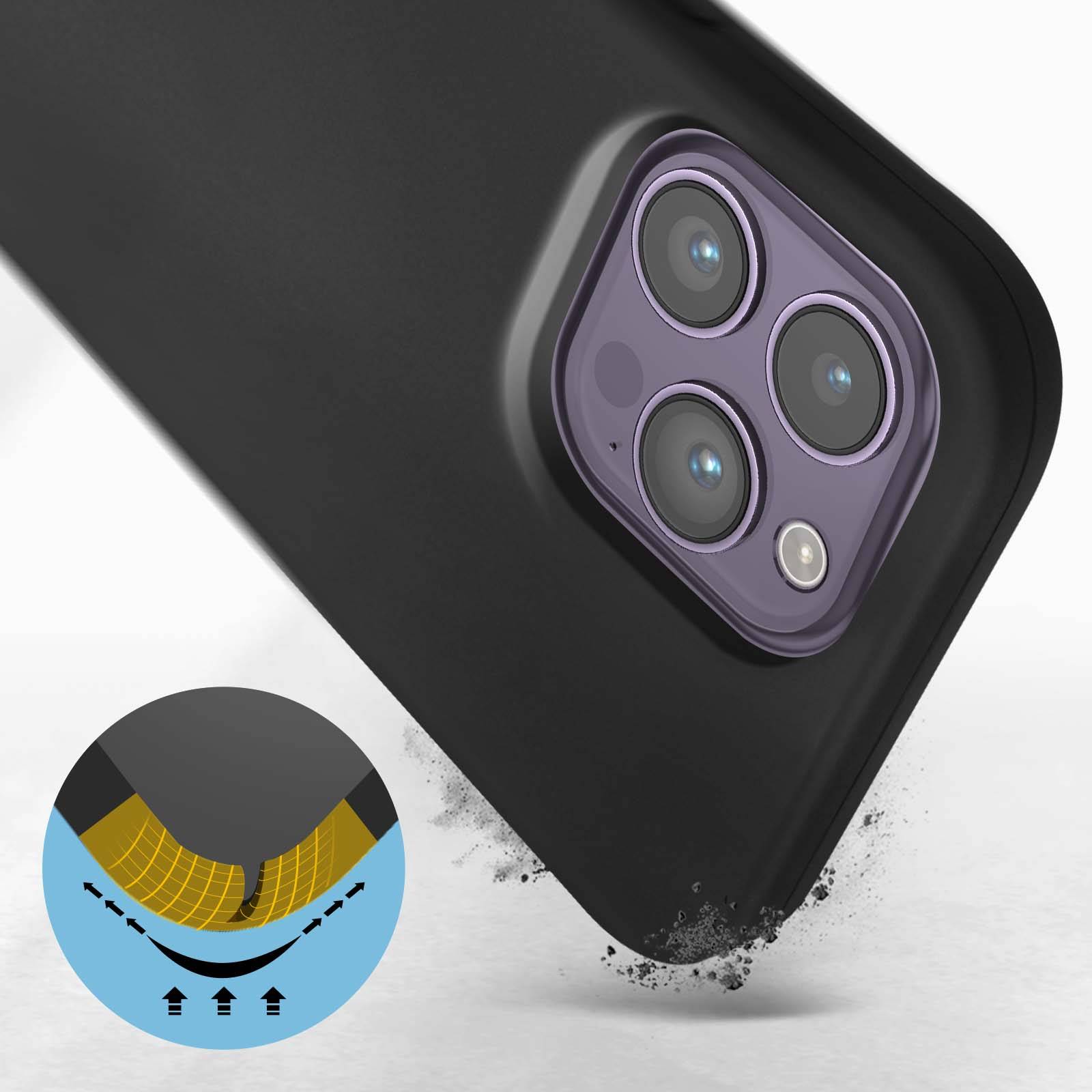 Coque pour iPhone 14 Pro Semi-rigide Soft-touch Fine-3