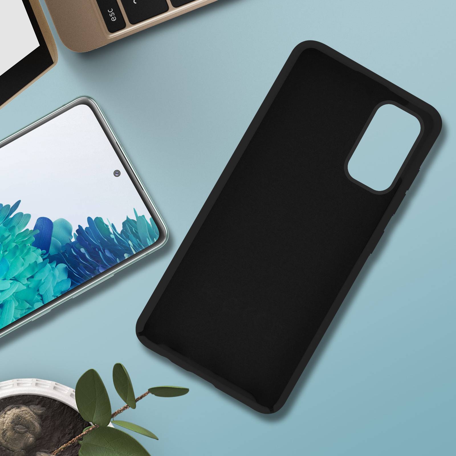 Coque pour Samsung Galaxy S20 FE Semi-rigide Soft Touch Compatible QI-2