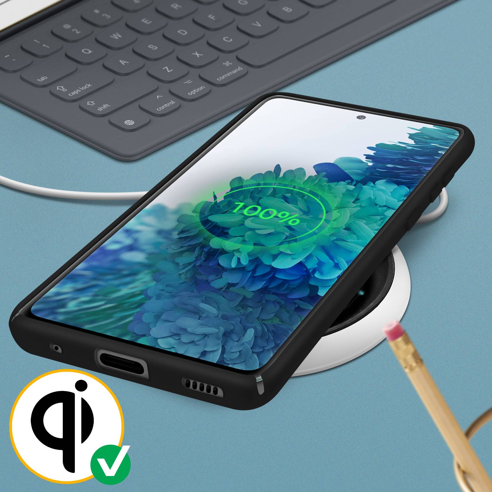 Coque pour Samsung Galaxy S20 FE Semi-rigide Soft Touch Compatible QI-3
