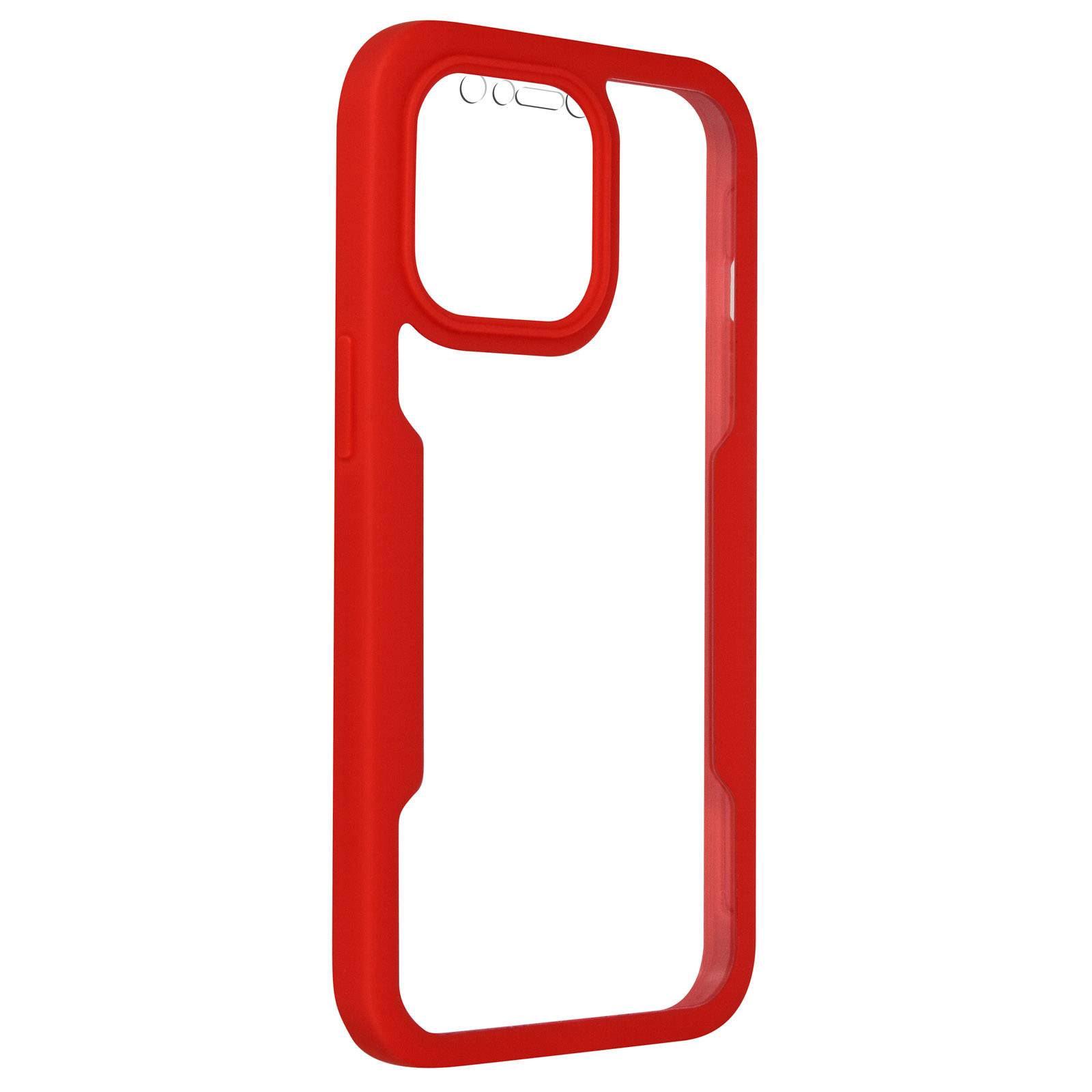 Coque pour iPhone 13 Pro Max Dos Plexiglas Avant Polymère Coin Renforcé Contour-1
