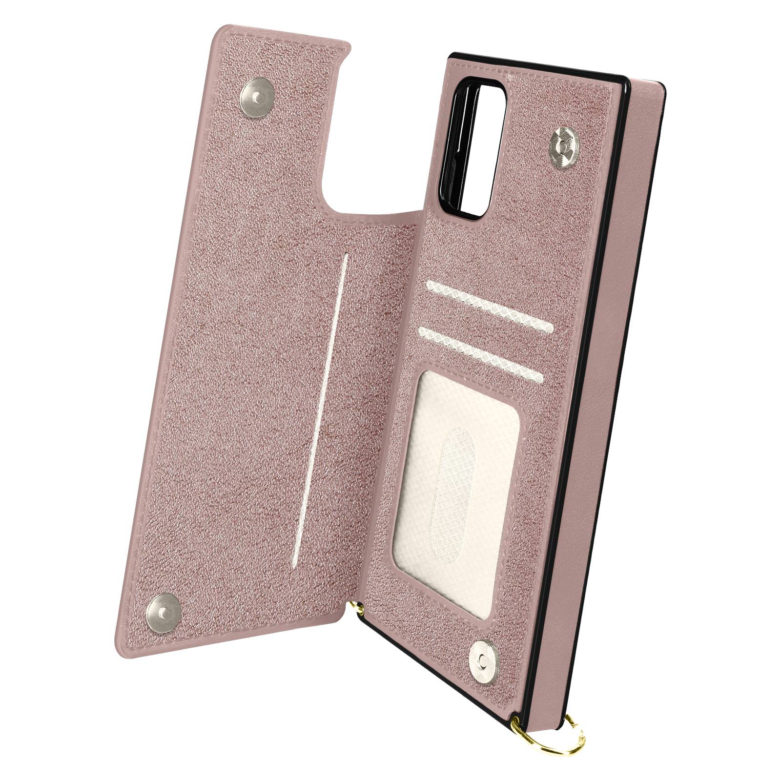 Coque Cordon pour Samsung Galaxy S20 FE avec Porte-cartes Support Vidéo Lanière-0