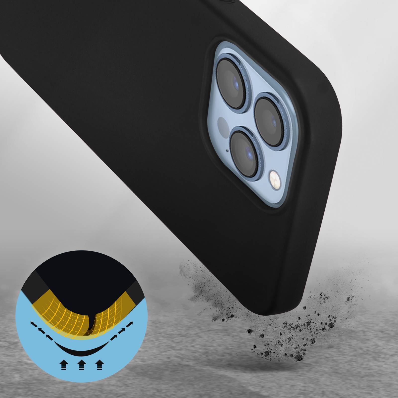 Coque pour iPhone 13 Pro Max Silicone Semi-rigide Finition Soft-touch-2