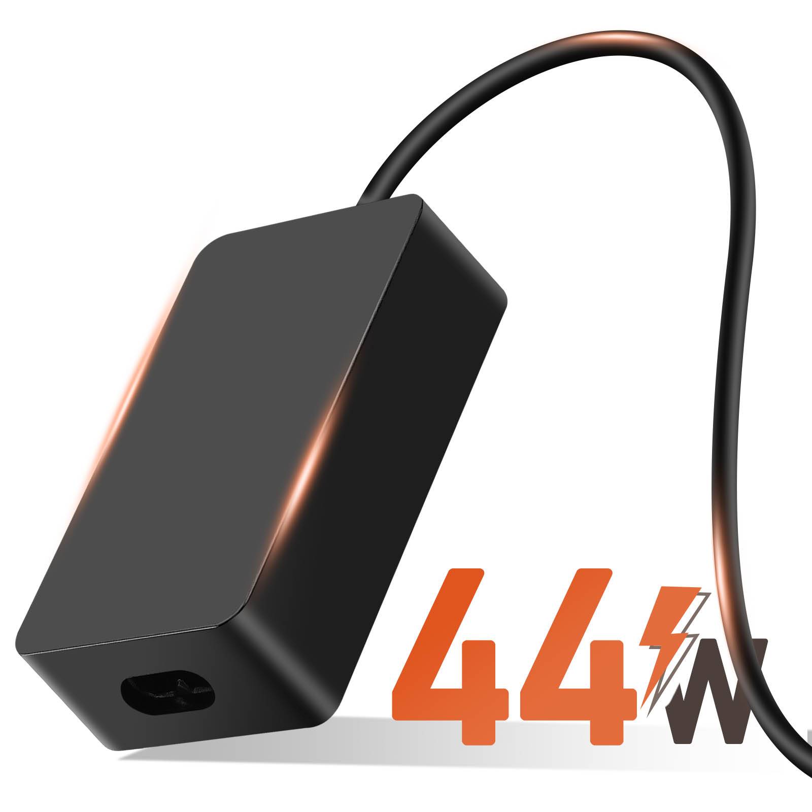 Chargeur Secteur 44W pour Microsoft Surface Pro 6 Surface Pro 5 et Surface Pro 4-3