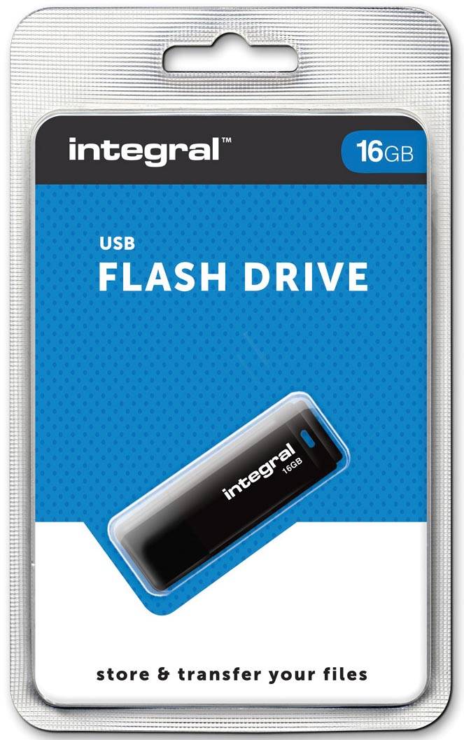 16GB USB2.0 Drive Black-1